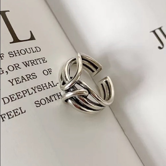 🤍Insta sterling silver open ring - Picture 3 of 4